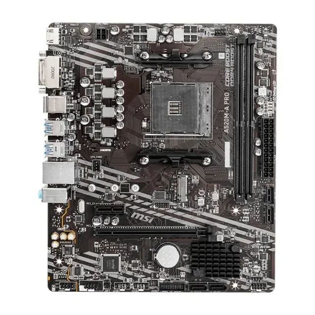Placa-Mãe MSI A520M-A PRO, AMD AM4, mATX, DDR4. - Foto 2