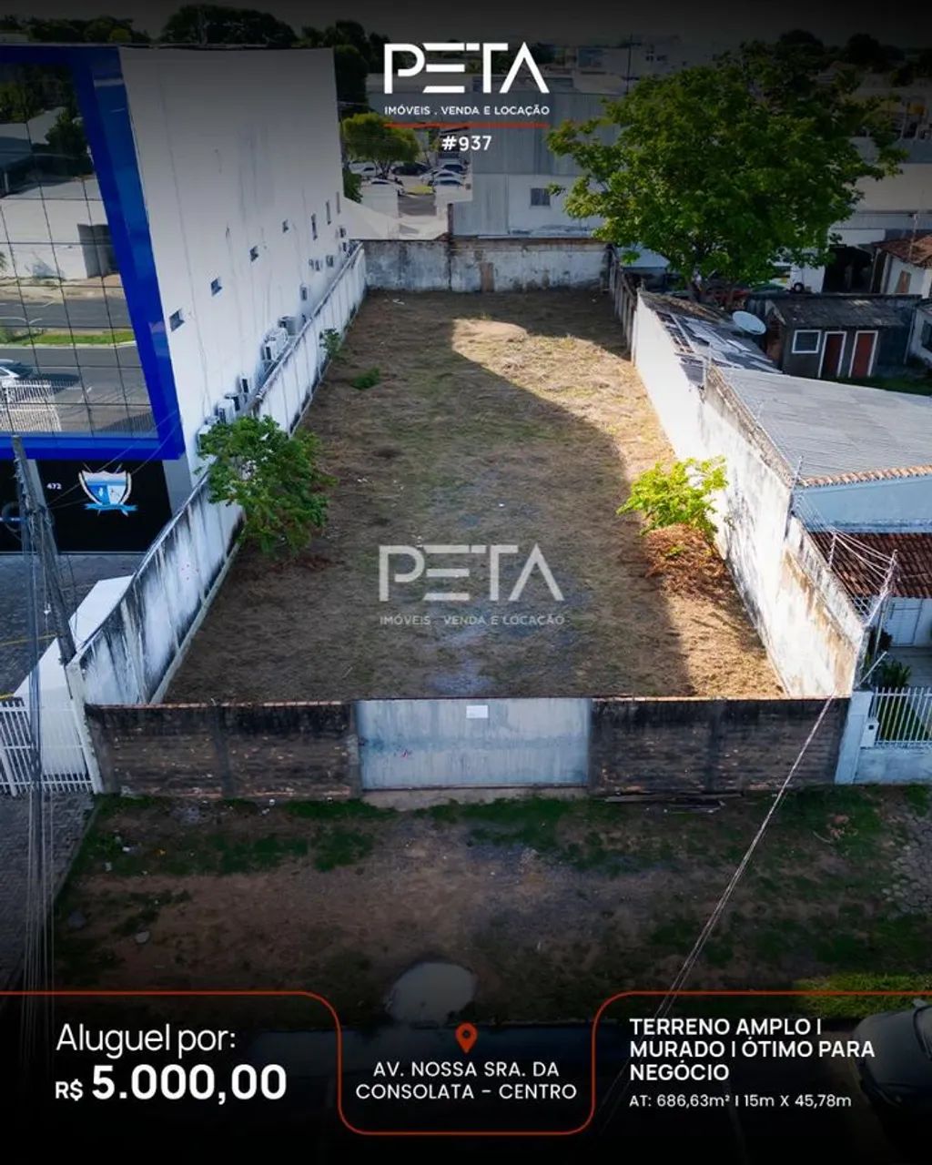 Terreno para Locação, Centro - Boa Vista