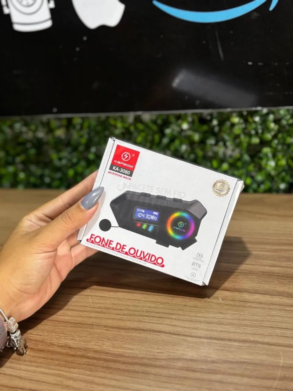 Fone de Ouvido para Capacete KA-3080 KAPBOM