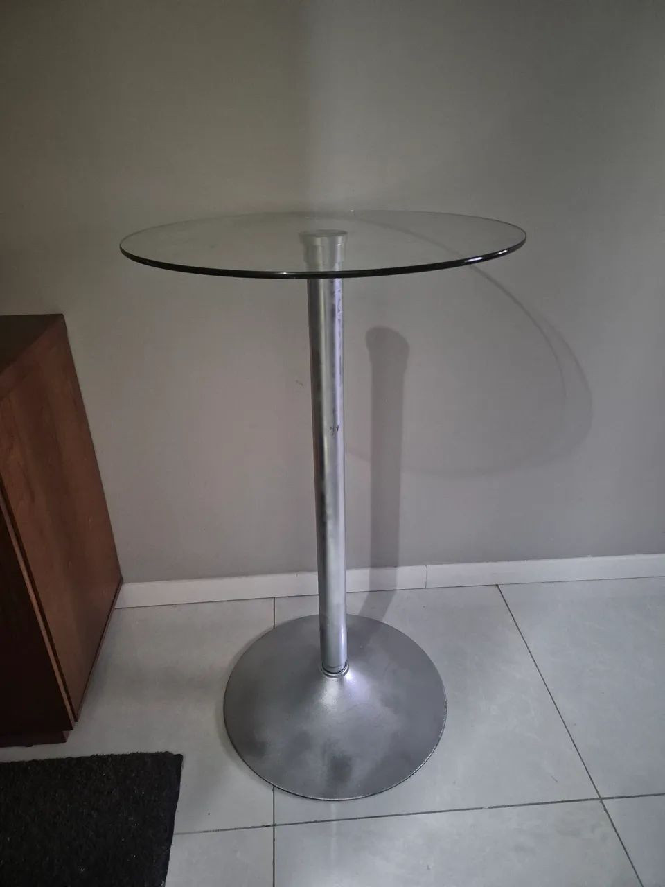 Mesa de Bistro em vidro 