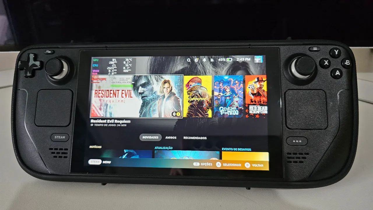 Steam Deck LCD 2TB perfeito - Aceito troca por SWITCH 2 - Consoles