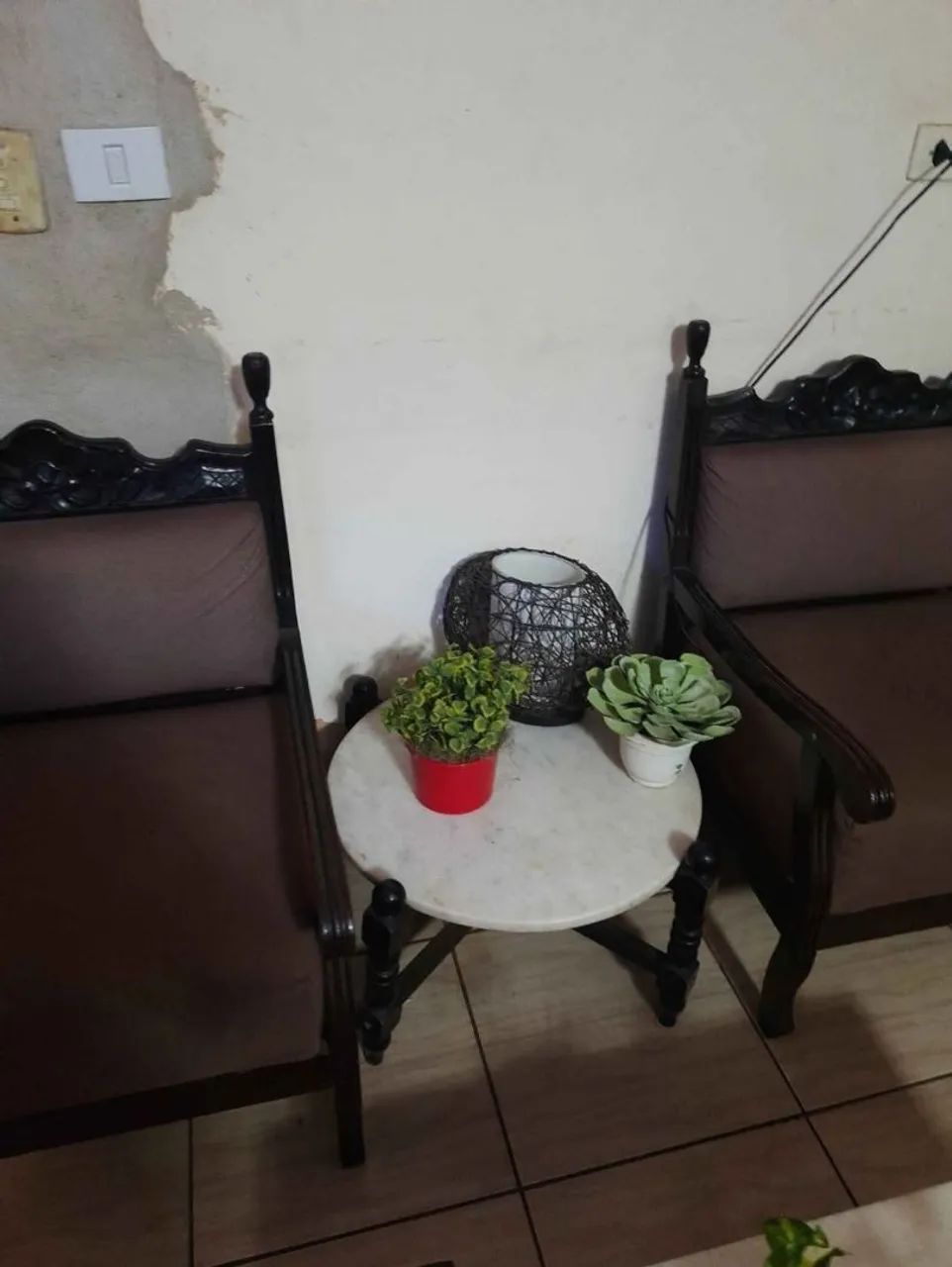 Jogo de sofá antigo  - Foto 5