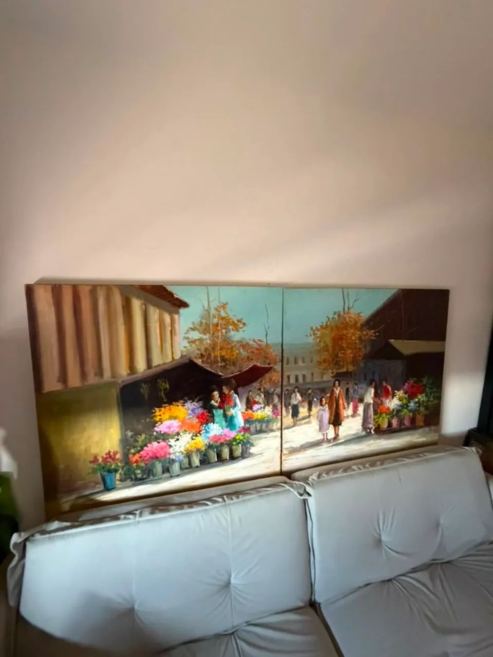 Lindo quadro pintado a óleo - Foto 2