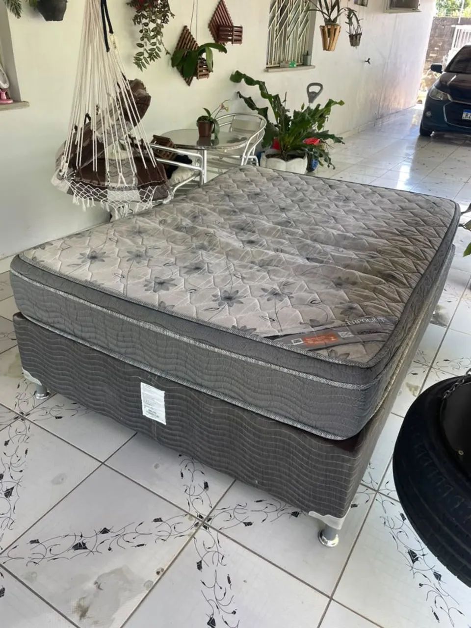 Cama Casal + Colchão Superpocket Molas Superpocket Ortobom + Cabeceira king - Foto 5