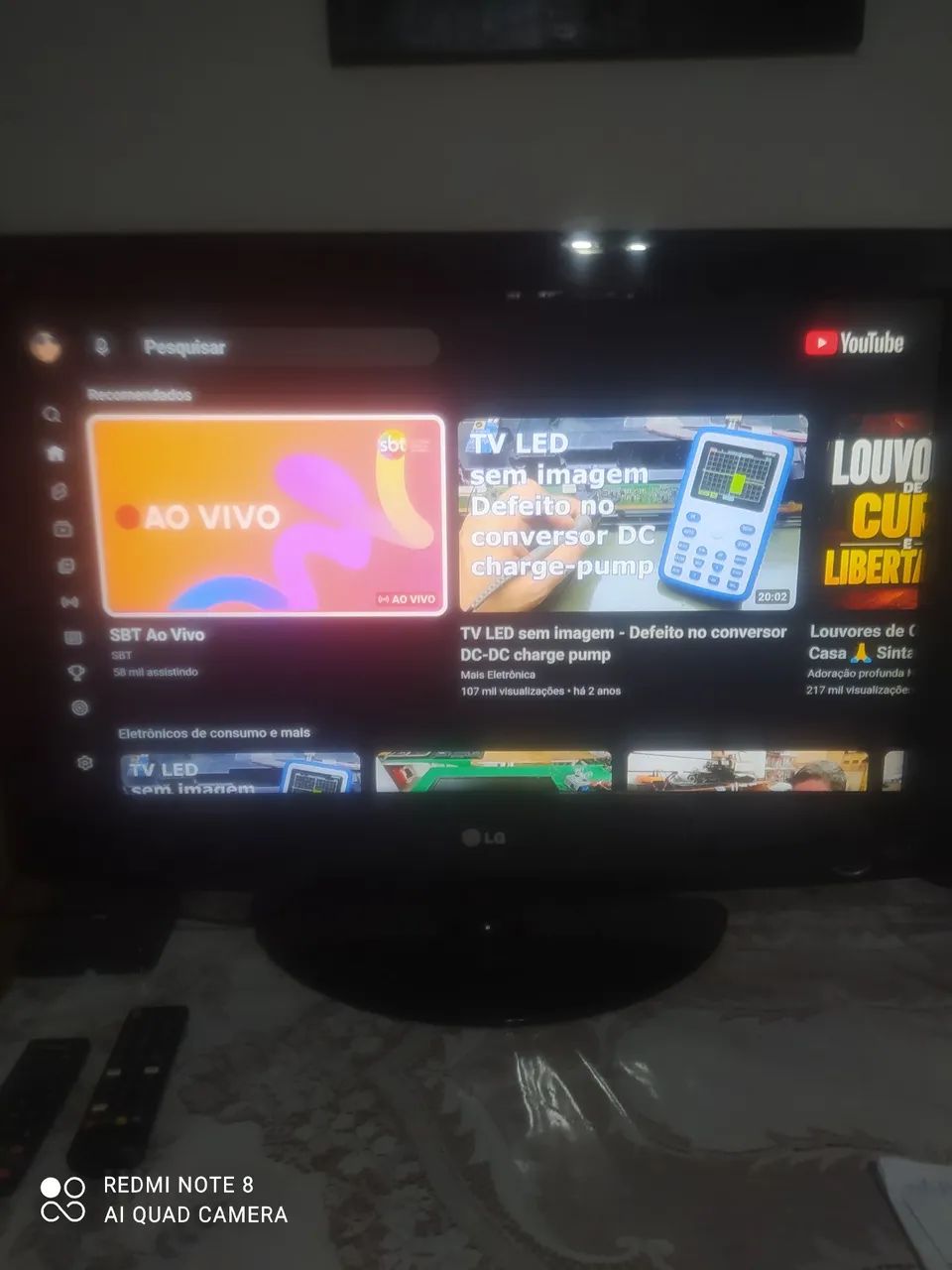 TV LG32LF20FR funcionando 