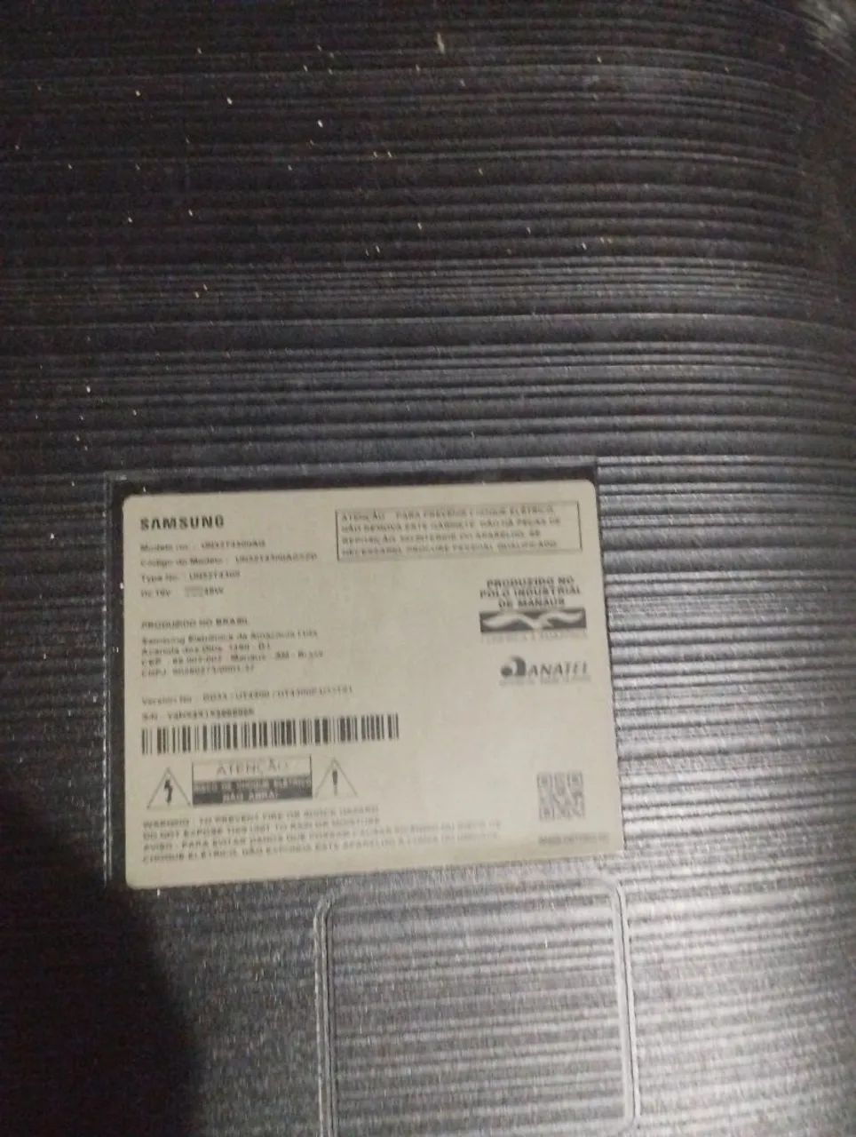 Tv Samsung com defeito na tela.  - Foto 5