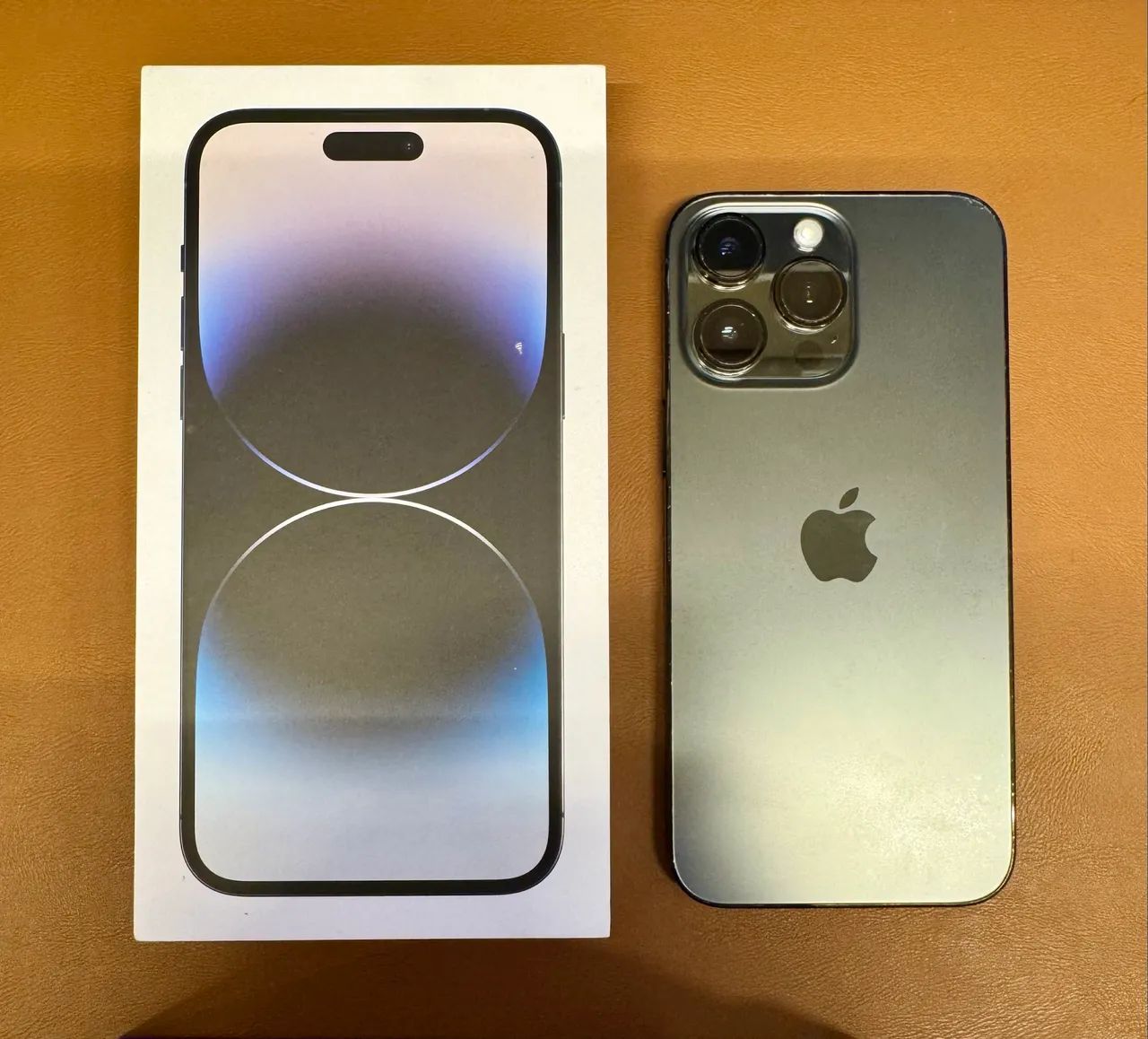 iPhone 14 Pro Max, 128GB, Space Black, Usado, com Caixa e NF