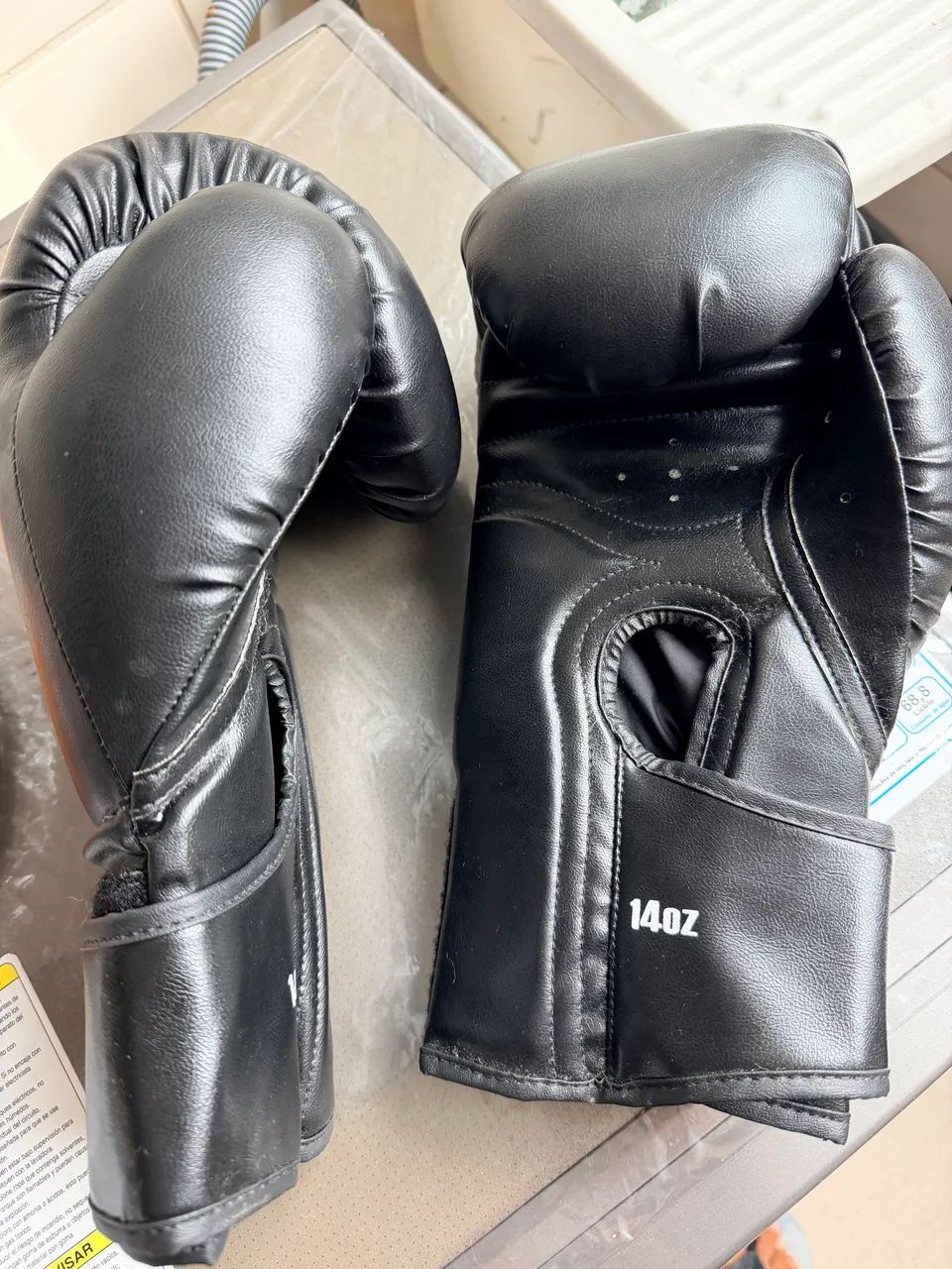 Luva de Boxe Shogun Team 14oz - Preta - Ótimo Estado - Foto 3