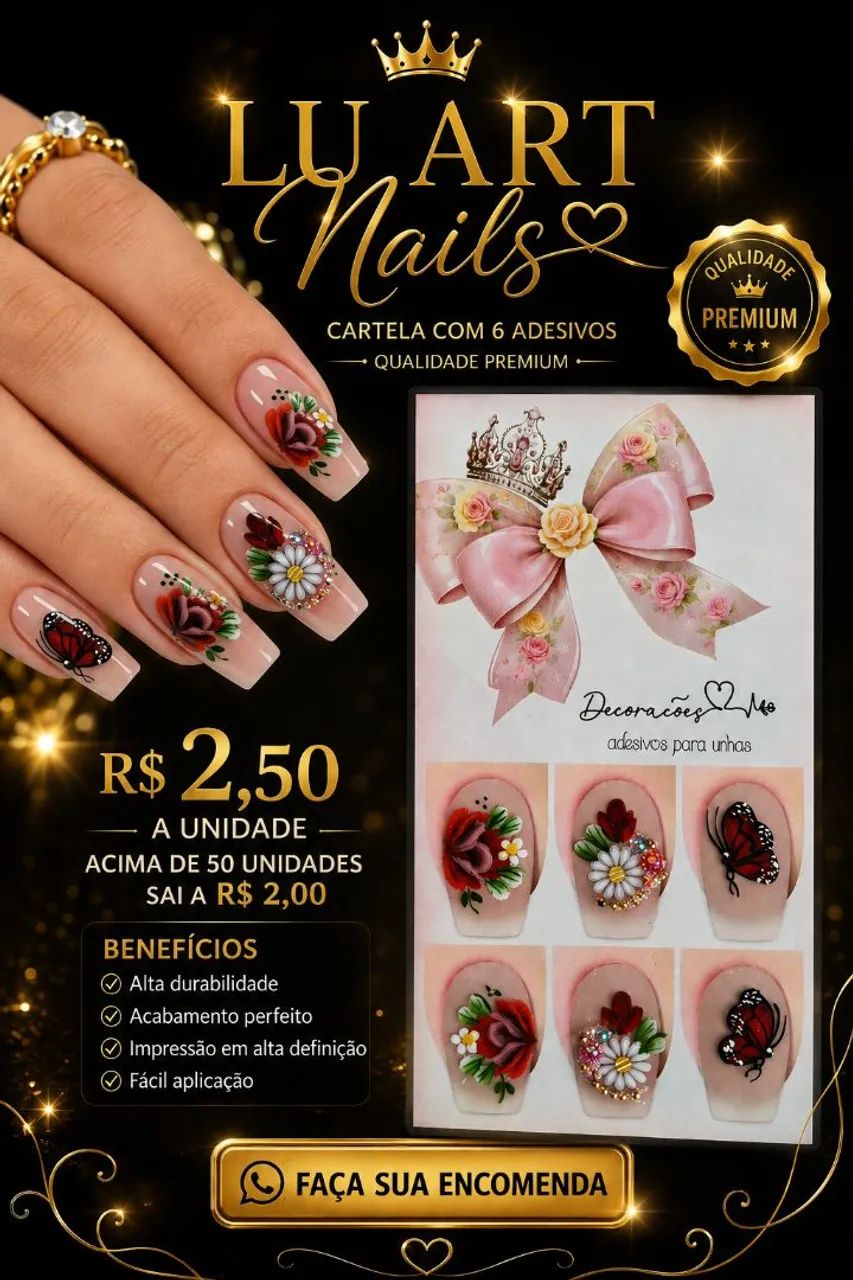 Adesivo de unhas  - Foto 3