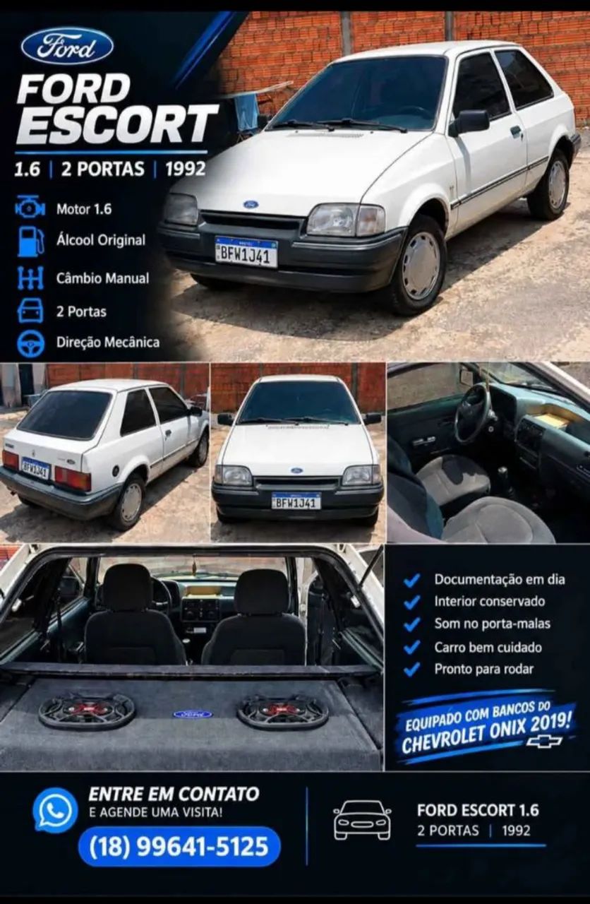 Ford Escort L/lx 1.6 1992