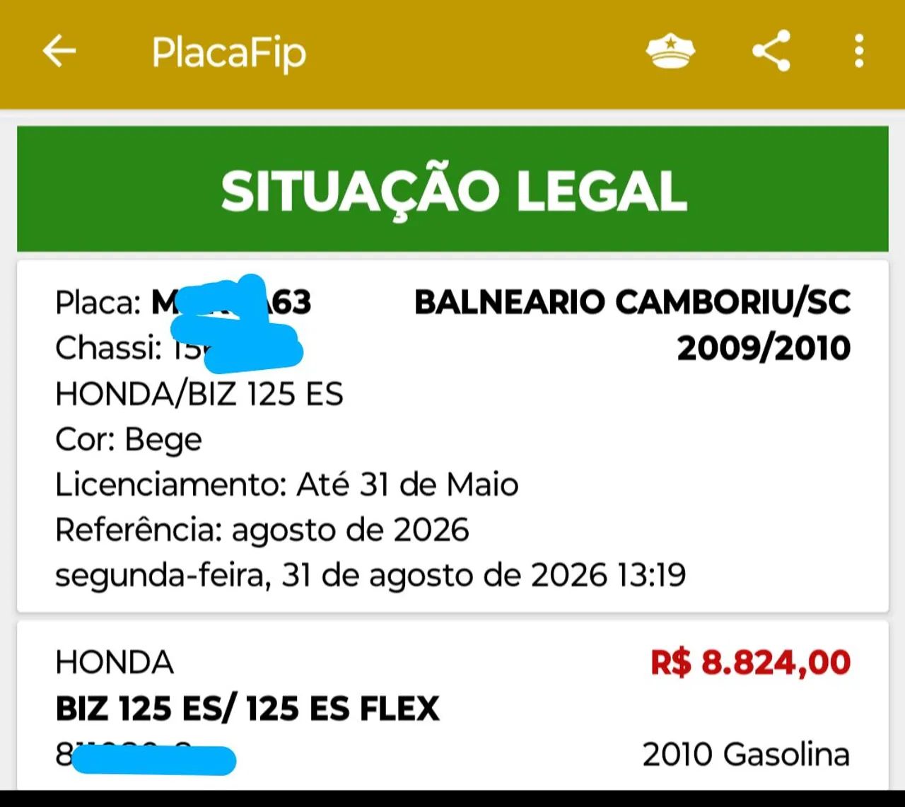 Biz Bege ES 125 2010 - Foto 2