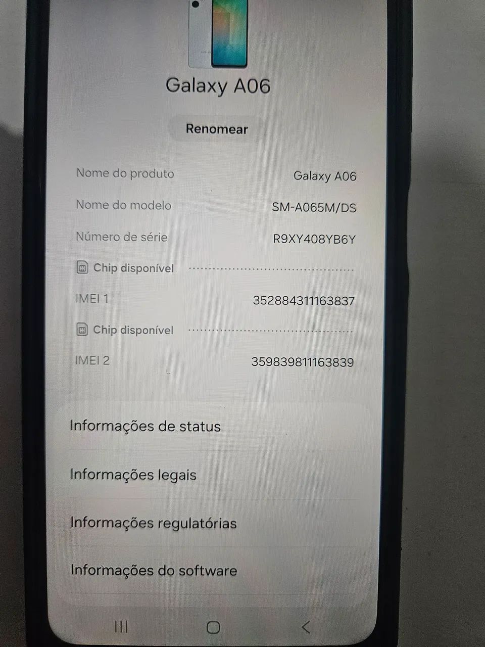 Smartphone Samsung A06 - Foto 3