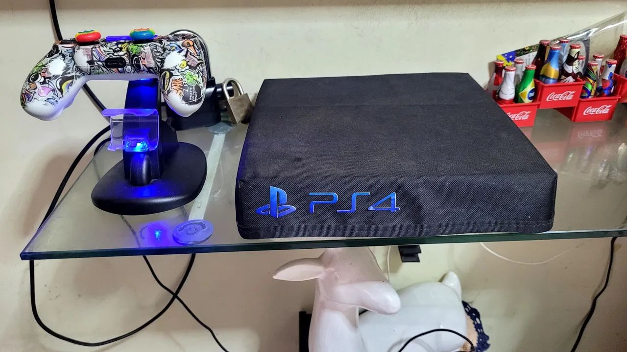 Vendo ps4 seminovo funcionando perfeitamente troco em Nintendo switch  - Foto 2