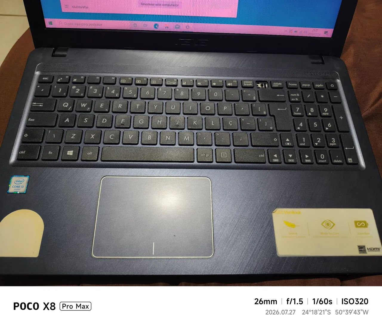 Asus vivobook i3