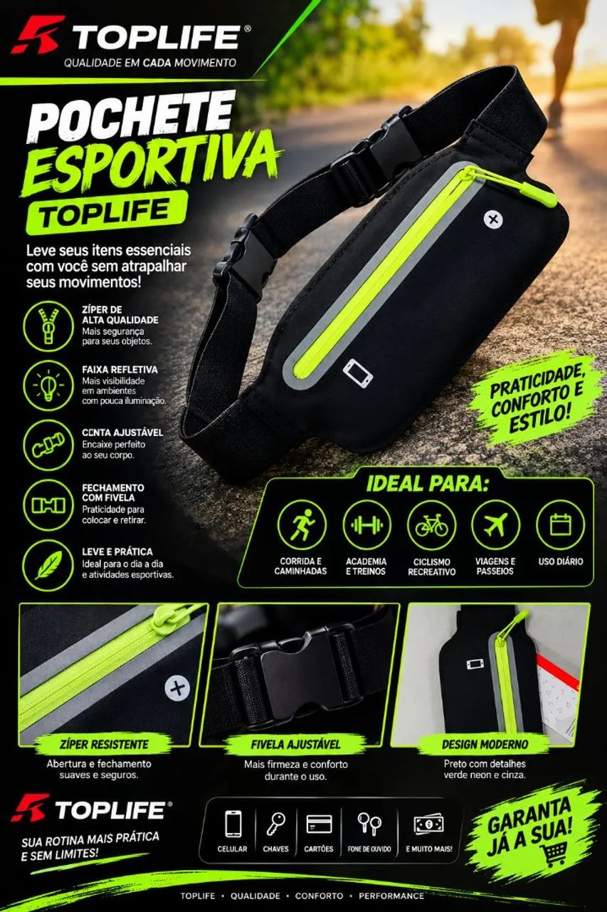 POCHETE ESPORTIVA