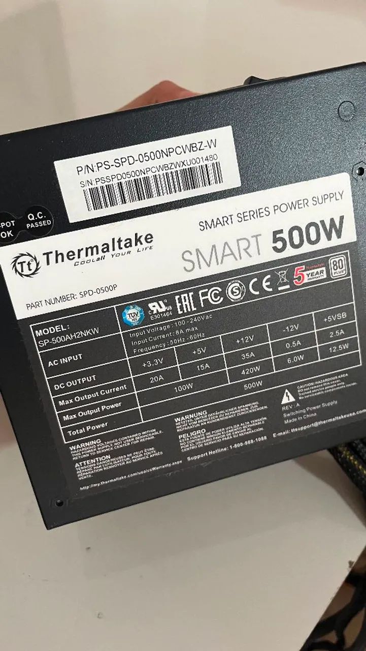 Fonte Thermaltake Smart 500 W - Foto 4