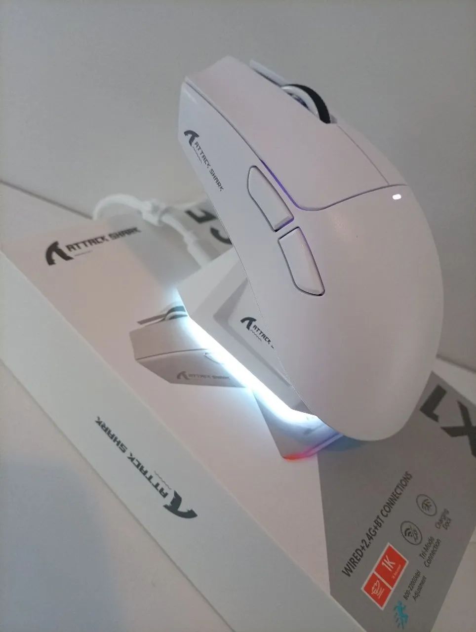 Mouse attack shark x11 / Novo e lacrado  - Foto 5