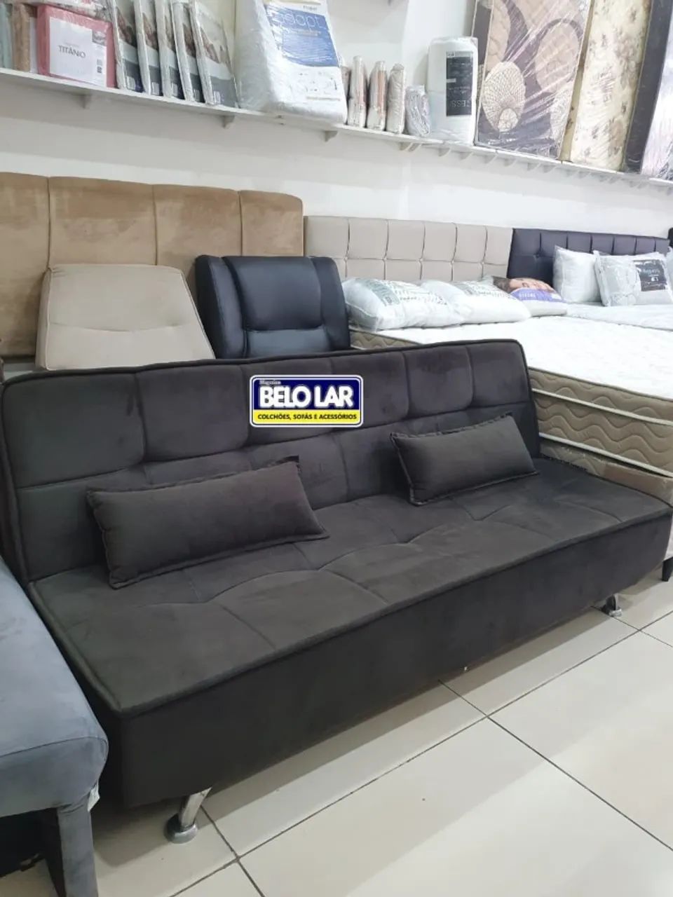 Sofá cama 3 em 1 Perola - Foto 3