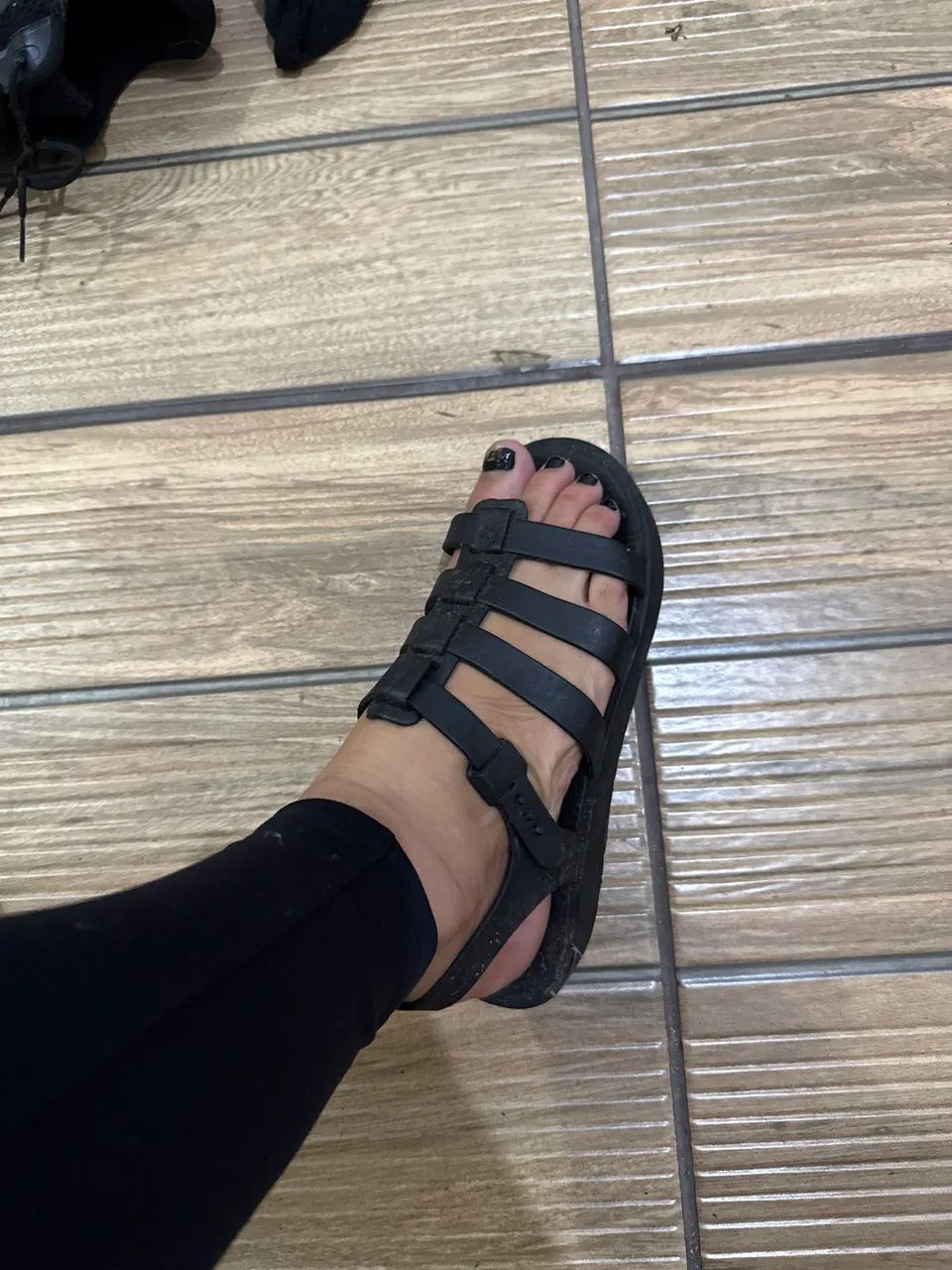 sandália gladiadora moleca