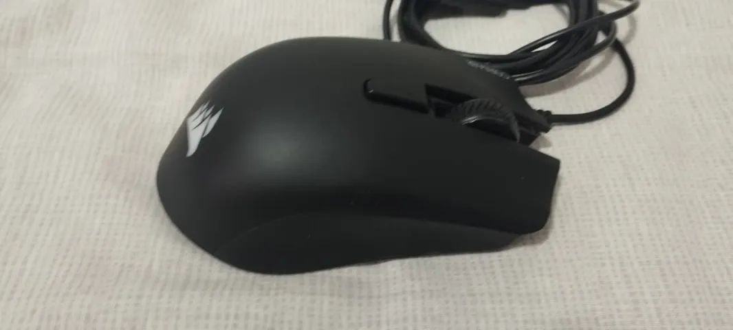 Mouse Gamer Corsair Harpoon RGB Pro 12000 DPI - Leve 85g - Funcionando - Foto 3