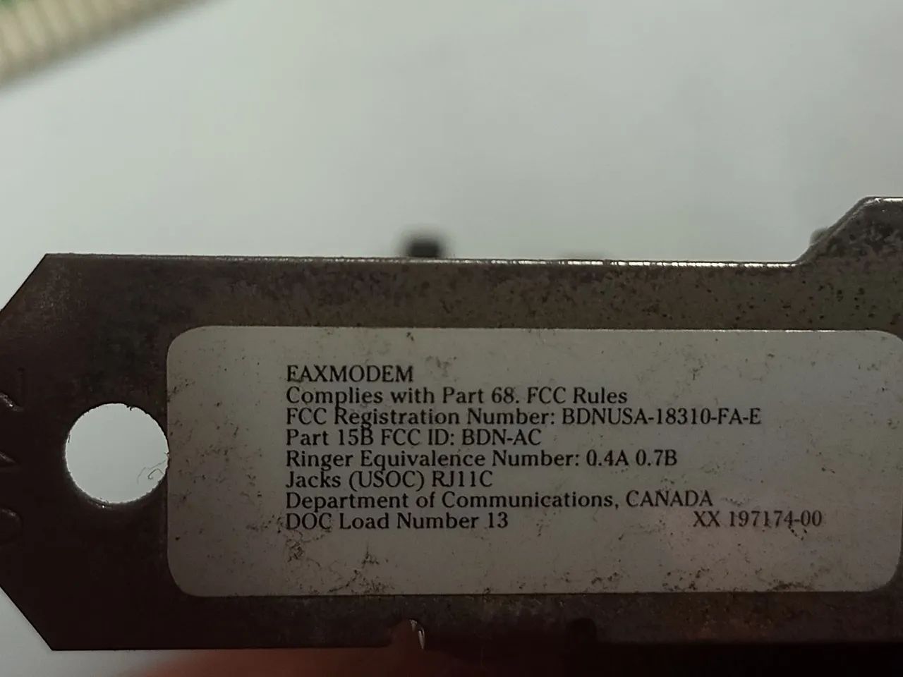 Placa fax modem ISA com bip - Foto 3