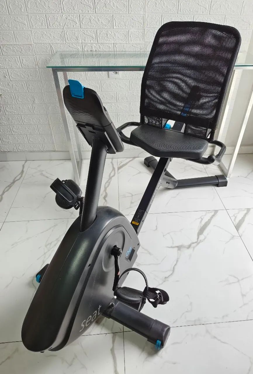 Bicicleta Ergométrica Semi-Reclinada Domyos EB Seat - Foto 2