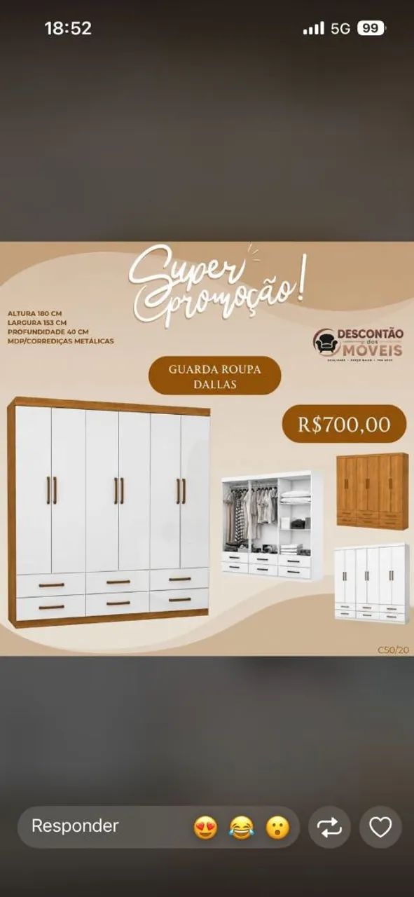 Guarda roupa 