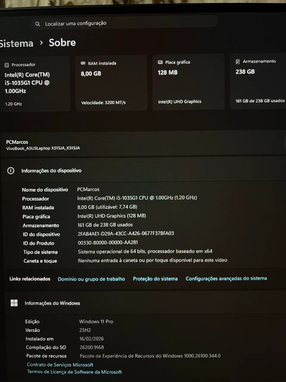 Notebook Asus i5 placa integrada 128mb - Foto 2