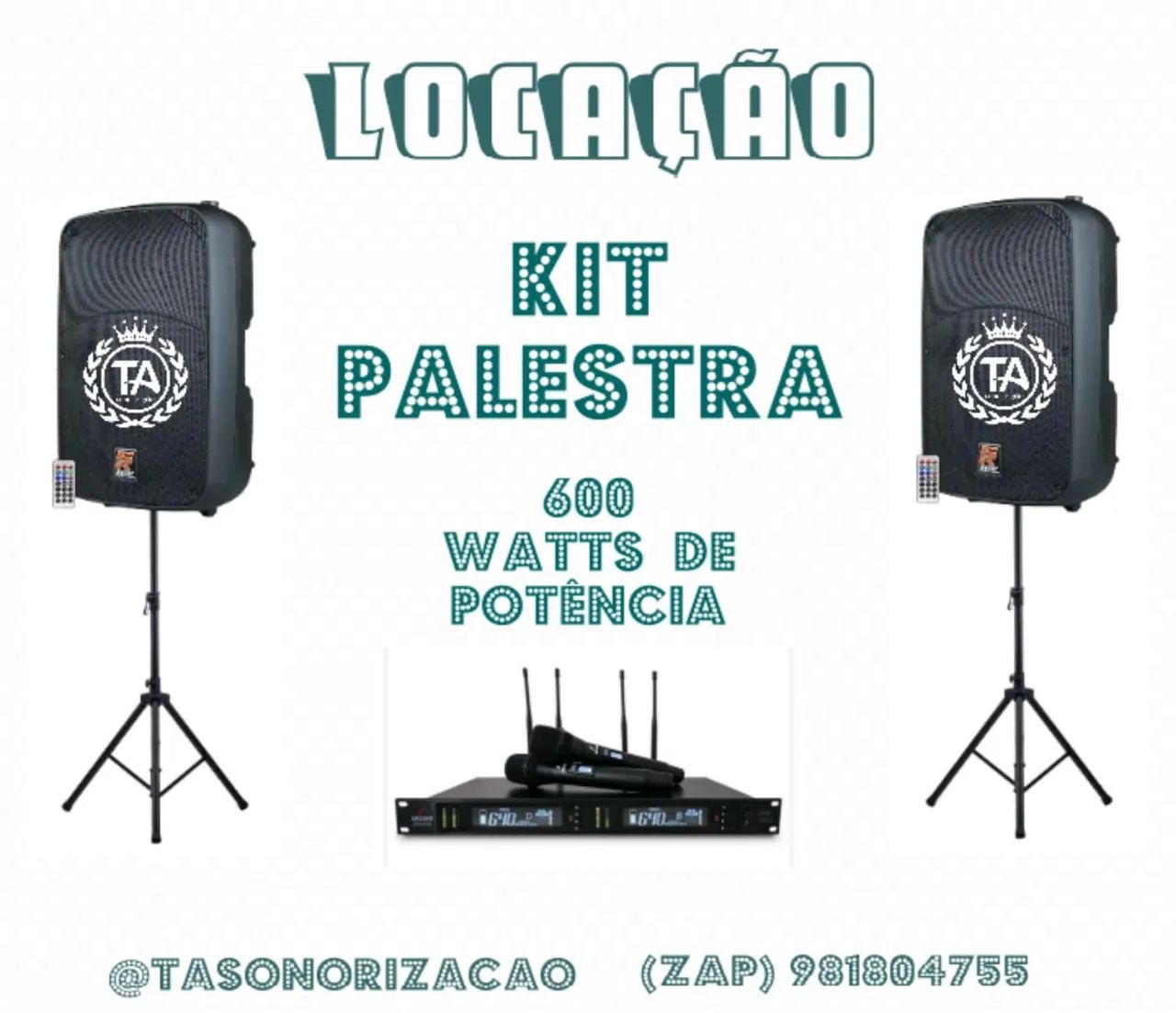 Kit  palestras (som) - Foto 3