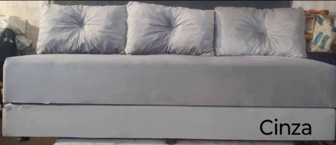Sofá-Cama com Recosto - Pronta Entrega - Foto 2