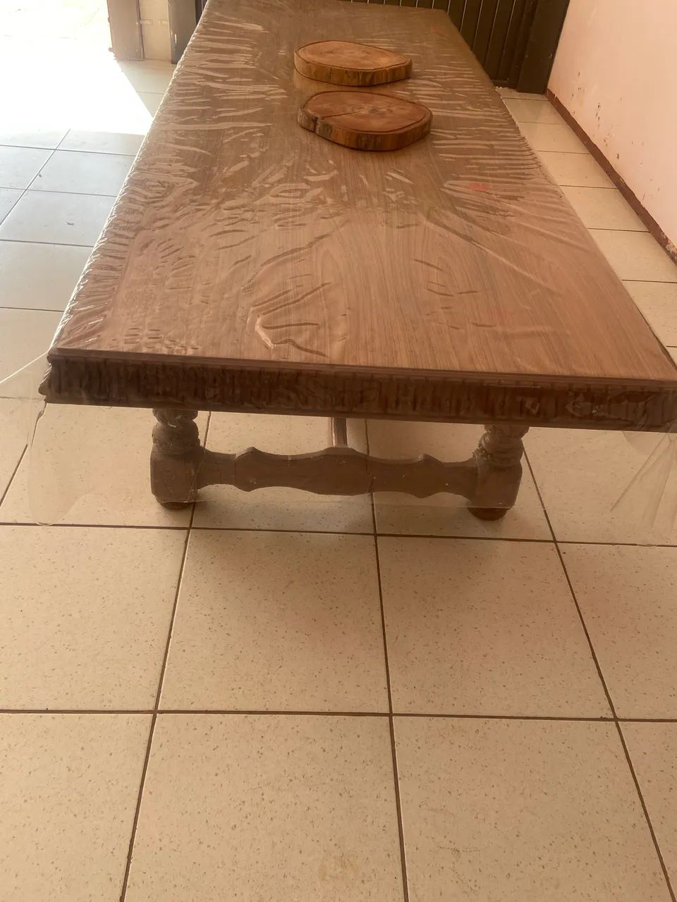 Mesa clássica estilo Luiz XV - Foto 4