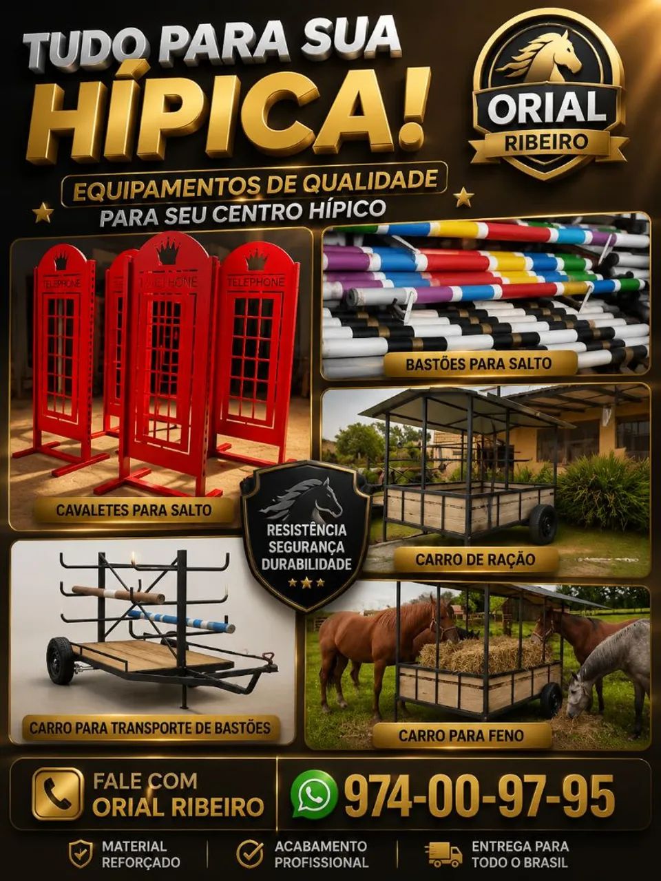 Produtos para hípica 