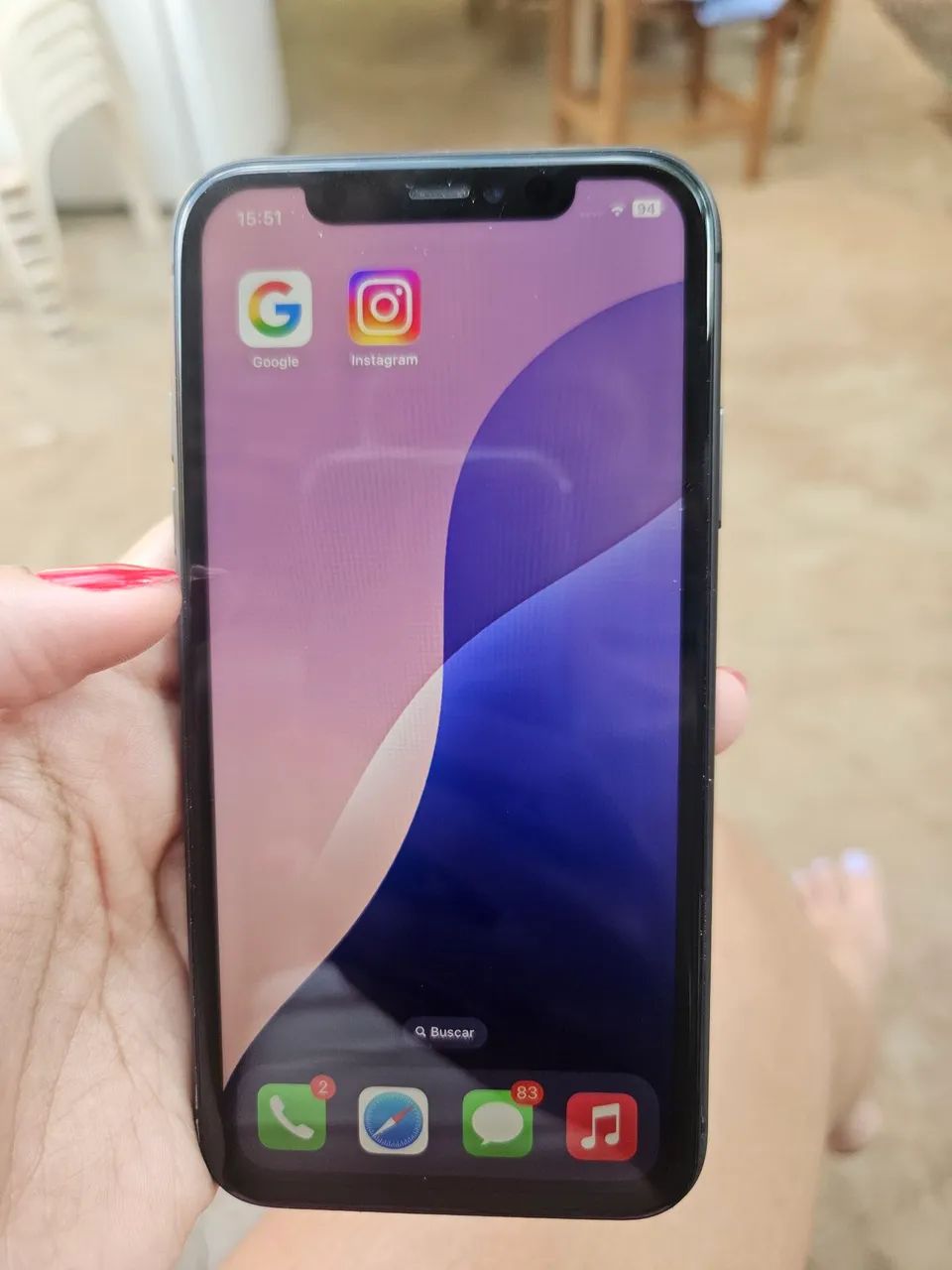iPhone 11 usado - Funcionando perfeitamente - Foto 5