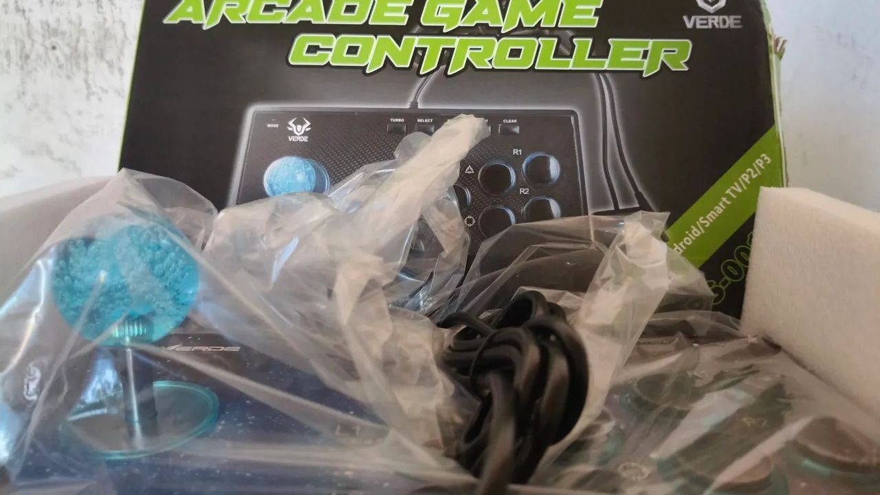 Promoção Controle Arcade Premium Verde (Zero na Caixa!) - Foto 5