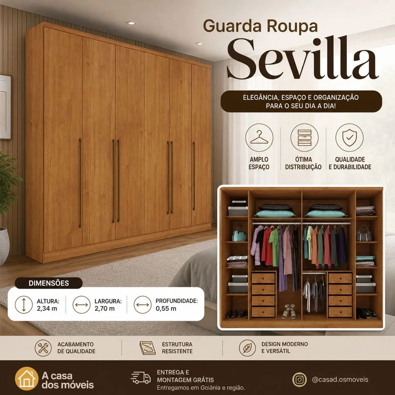 Guarda roupa Sevilla 