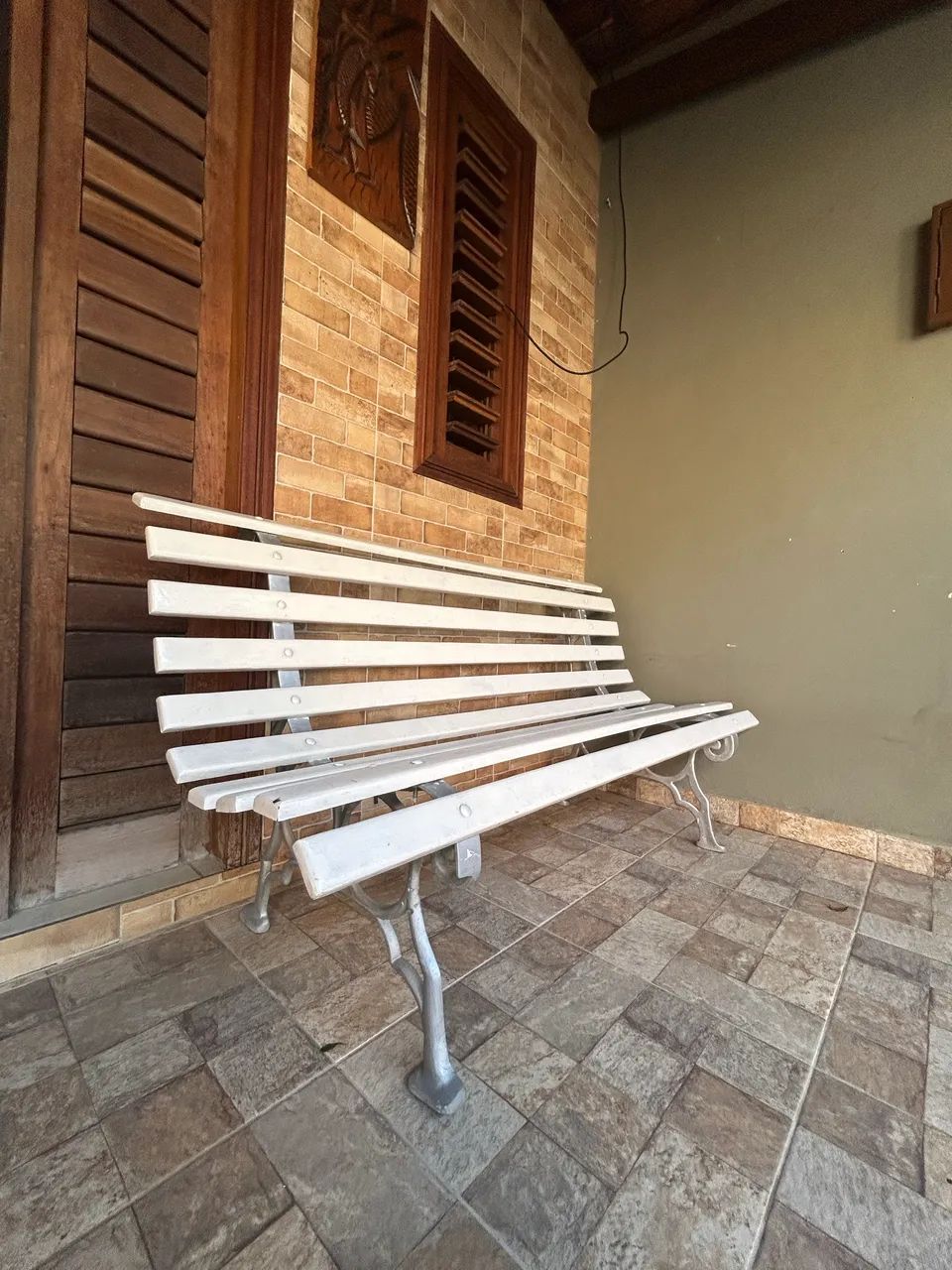 Banco de jardim em madeira - Foto 2