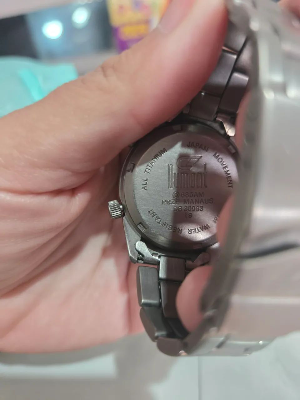 Relógio Dumont Titanium cronógrafo  - Foto 3