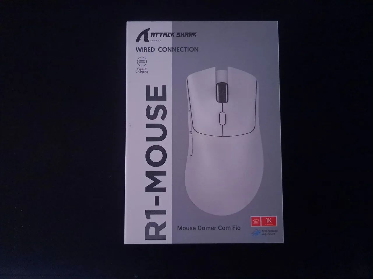 Mouse atack shark R1 com fio