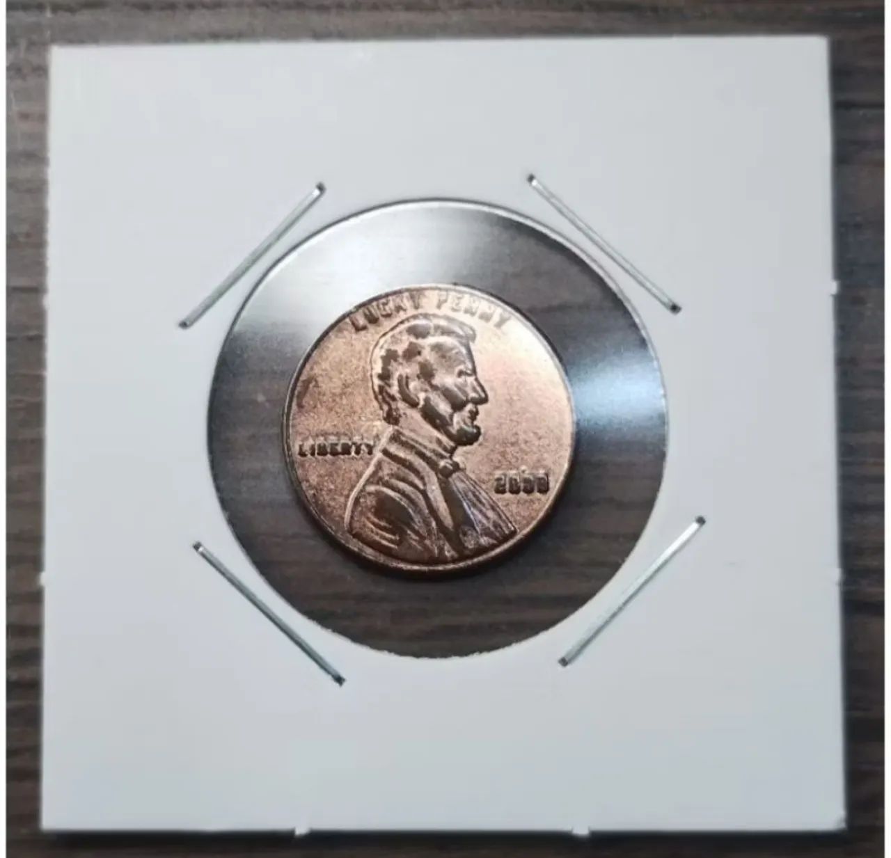Moeda de 1 centavo da sorte - Foto 2
