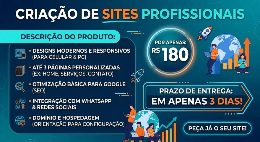 SITE PROFISSIONAL PARA O SEU NEGÓCIO - Foto 3