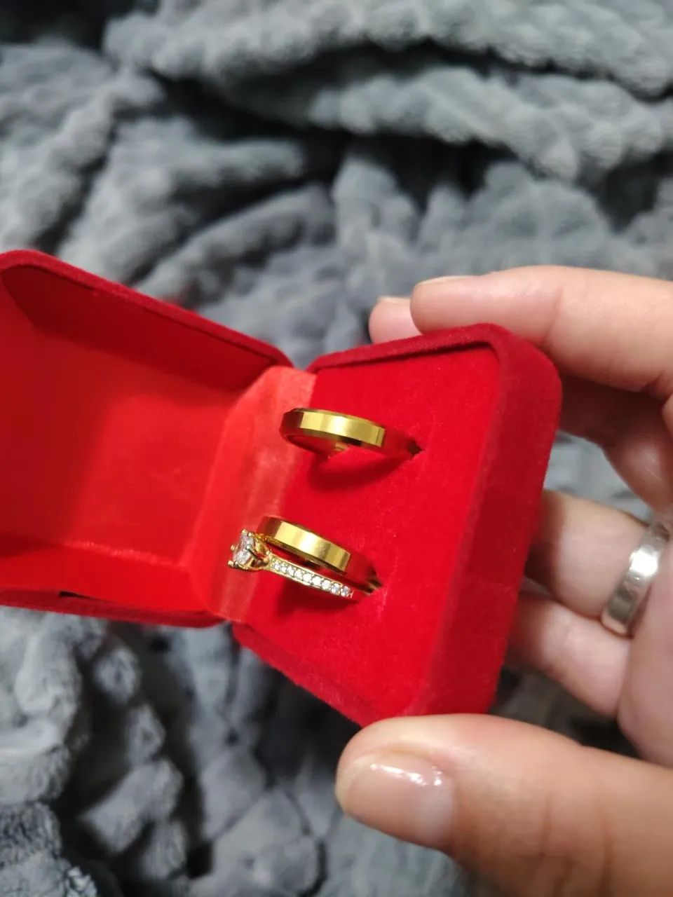 Alianças banhada a ouro18k  - Foto 2