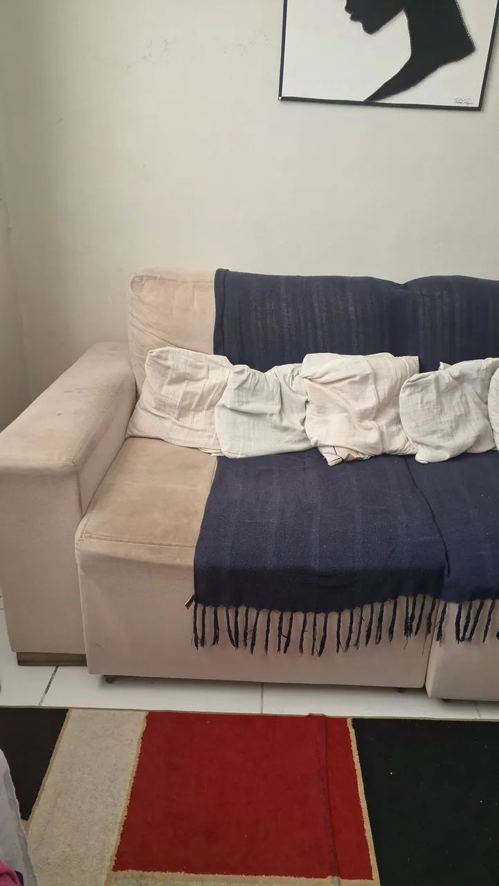Vendo sofá 3 lugares - Foto 3
