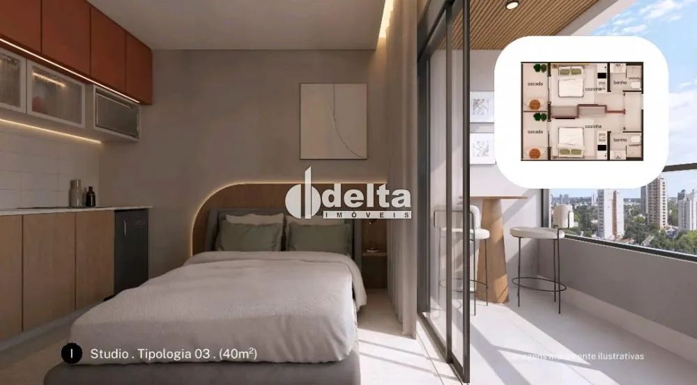 Apartamento Studio em Uberlândia - Foto 4