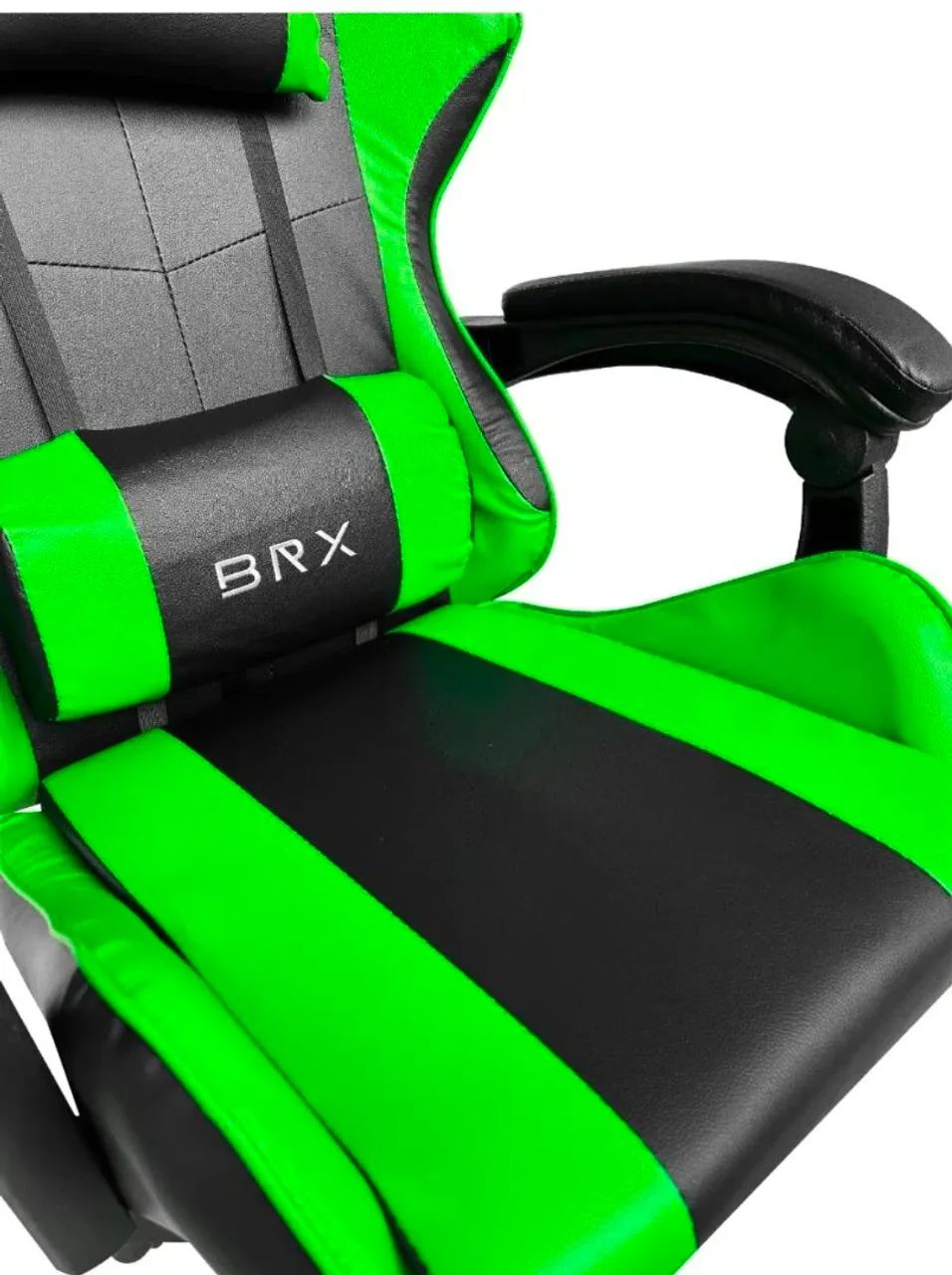 Cadeira Gamer BRX Impact.<br> Caeira<br> <br>Cadeira Gamer Brx Impact Verde<br>Cadeira Gamer Brx Imp - Foto 4