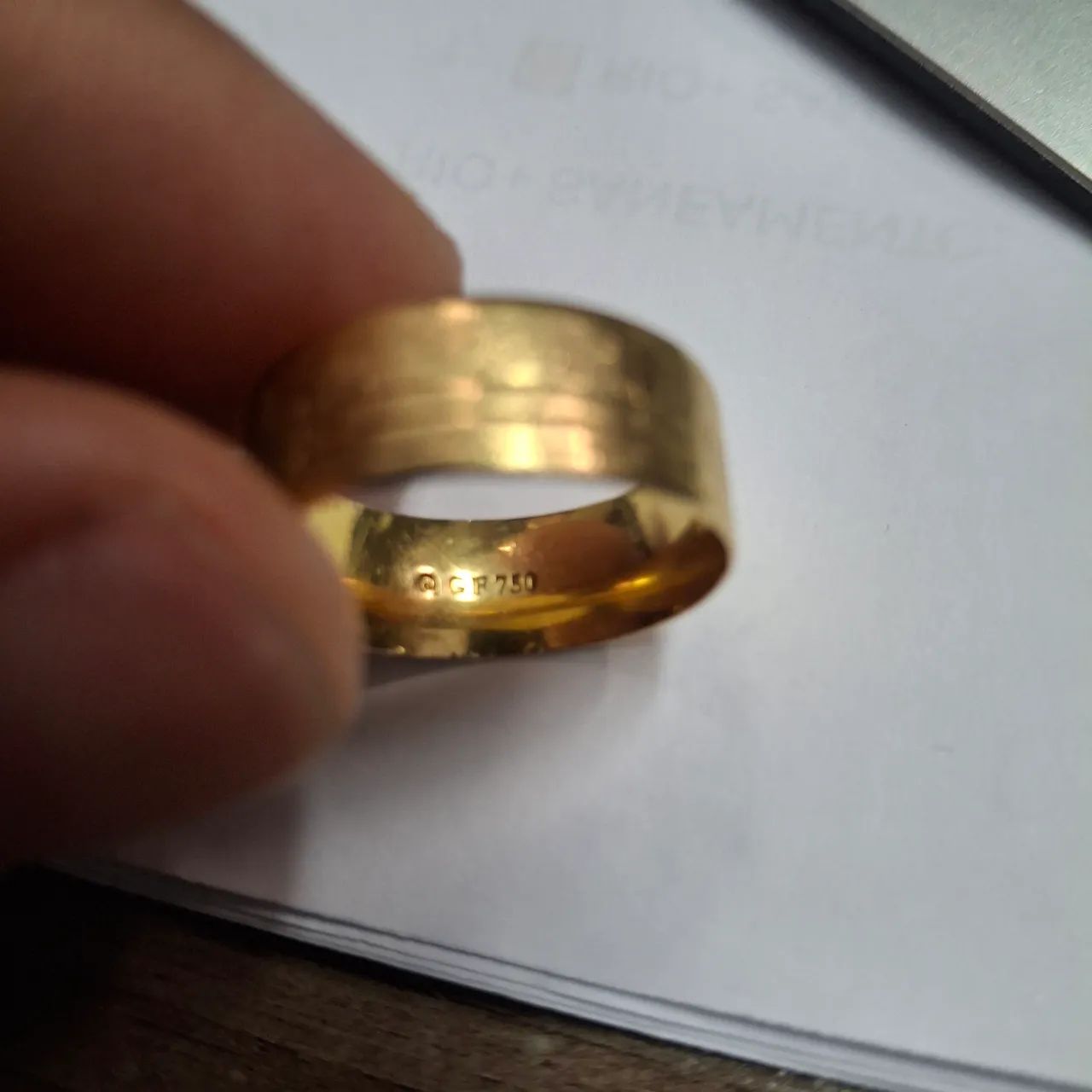 Aliança ouro