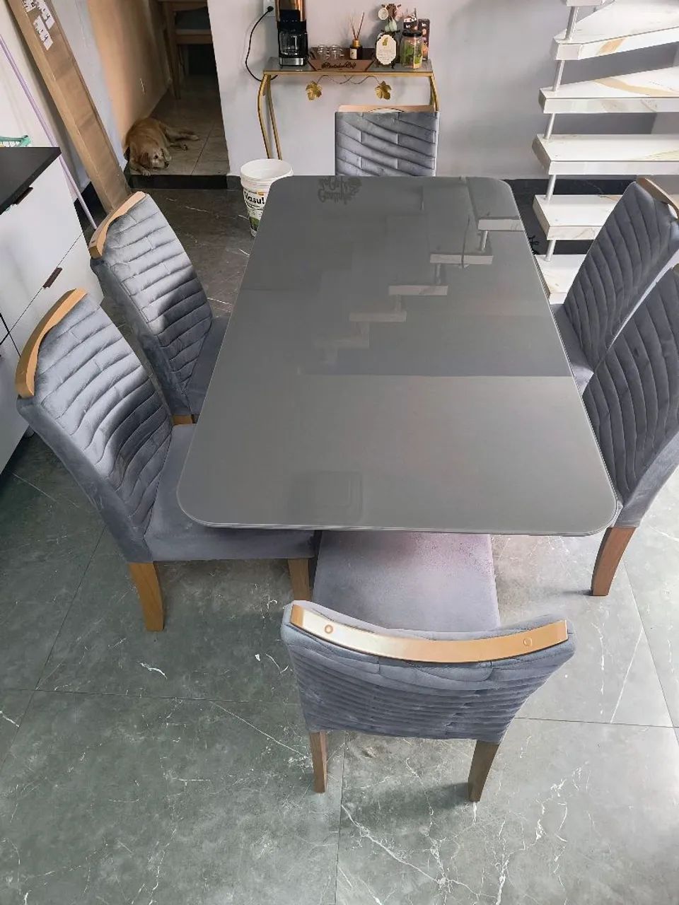 Vendo  mesa de jantar 6 lugares   - Foto 5