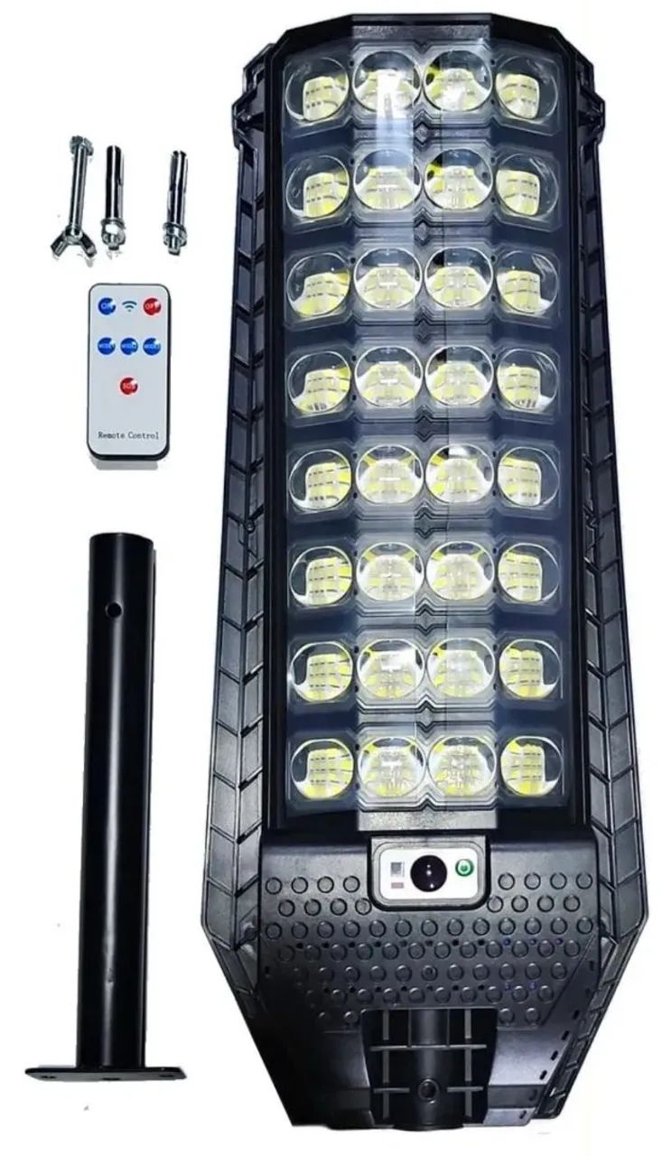 Luminária Solar Ambiente Externo Tipo Poste De Rua Led - Foto 2