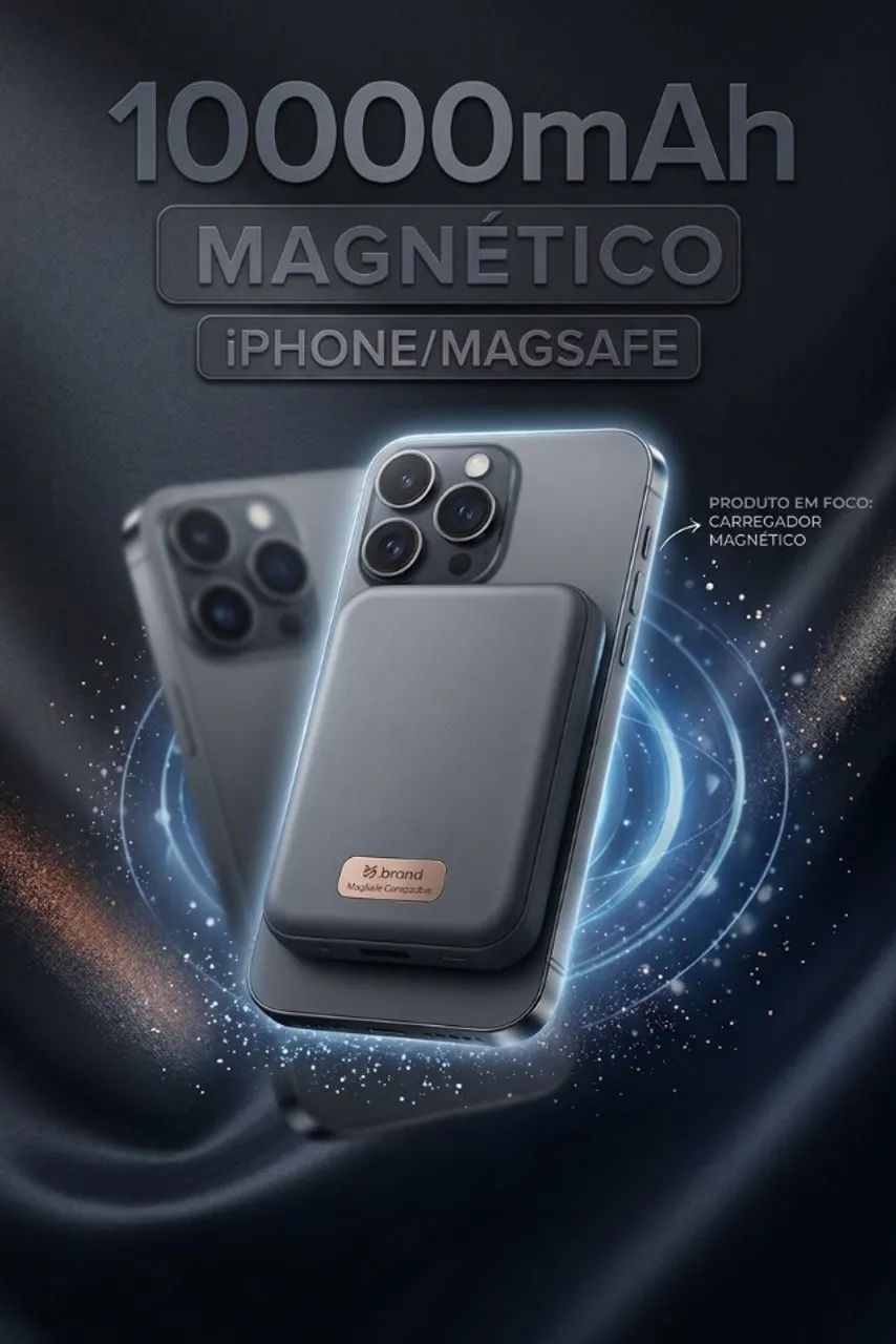 Bateria Powerbank MagSafe Apple - Foto 2