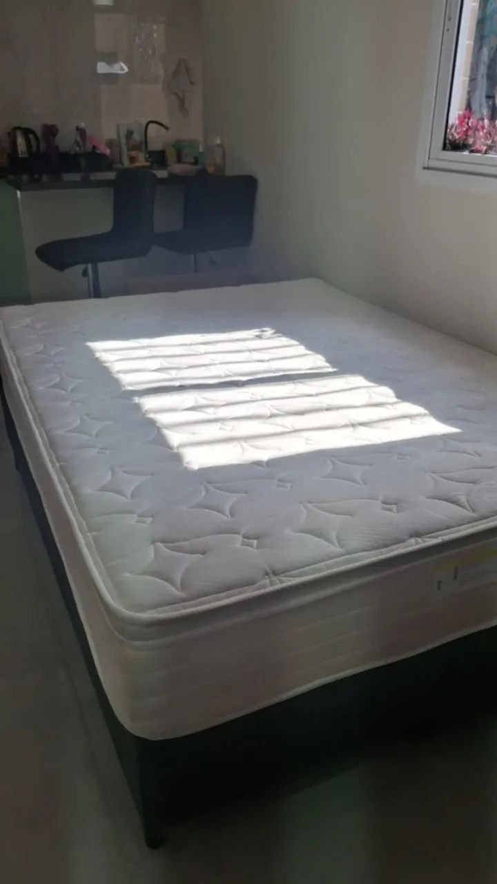 Cama Box Casal Inducol Real Molas Ensacadas Excelente Estado