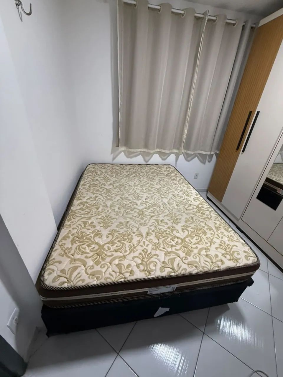 Cama Box com Baú e colchão ortopédico  - Foto 2